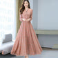 Chiffon Long Sleeve Dress Spring and Autumn Floral Chiffon Super Fairy Waist Beach Dress Long Skirt Fabric Lightweight Breathable
