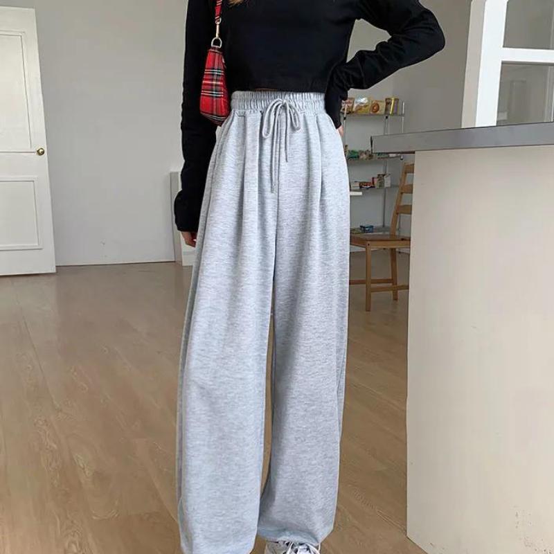 Sweatpants Female Students Loose Korean Version of The Spring and Autumn Thin Waist Pants Ins Wild Trend Casual Long Pants