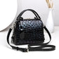 Genuine Leather Women's Bag, The First Layer of Cowhide Portable Small Bag, Fashionable All-match Lady Messenger Bag Small Square Bag
