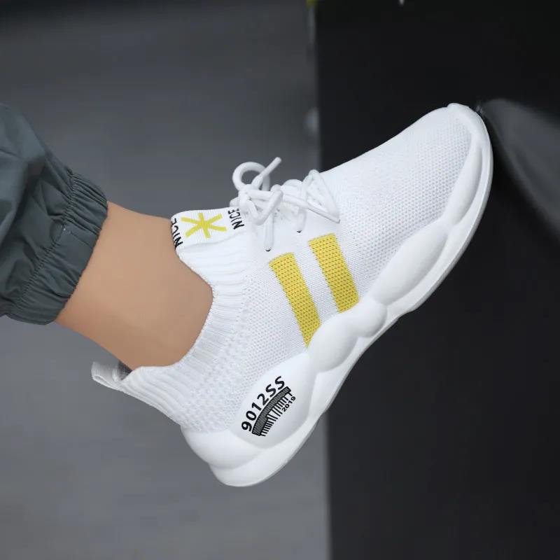 Kid's Shoes Spring Summer Girls and Boys Soft Sole Sports Shoes Anti-slip Casual Mesh Flat Striped Shoes