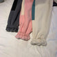 Fried Street Pants Women's Autumn and Winter Plus Velvet Sweatpants Ins Tide Loose and Thin Students All-match