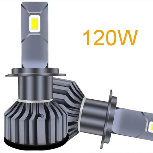 Car Led Headlight Super Bright Bulb H4 H7 H1 H8 H9 9006 9012 Truck 24V12V 120W Car Light Led Glare Car Light Lighting Headlight Spotlight