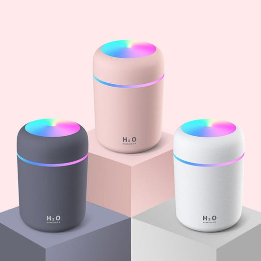 300ml Color Light Air Humidifier USB Portable Electric Sprayer Aroma Diffuser for Home Office Car