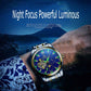 Fashion Wave Clock Multi Function Display Mens Automatic Mechanical Watches Top Brand Luxury