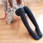 Slim Lace Lace Knee Sock  Female College Vesicle Flower Vertical Bowl Socks High Stockings  Leg Warmers