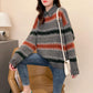 Fake Two Piece Stitching Shirt Denim Collar Sweater Women Autumn and Winter Korean Loose Fashion All-match Blouse Women