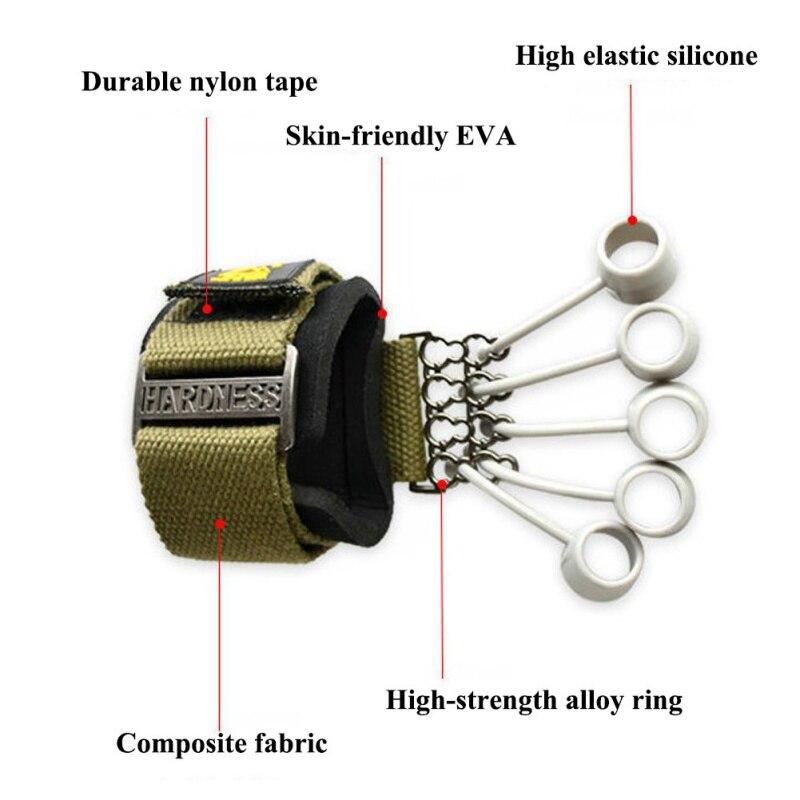 Finger Expander Finger Trainer Finger Exerciser Resistance Bands Fitness Finger Force Grip Device Hand Training