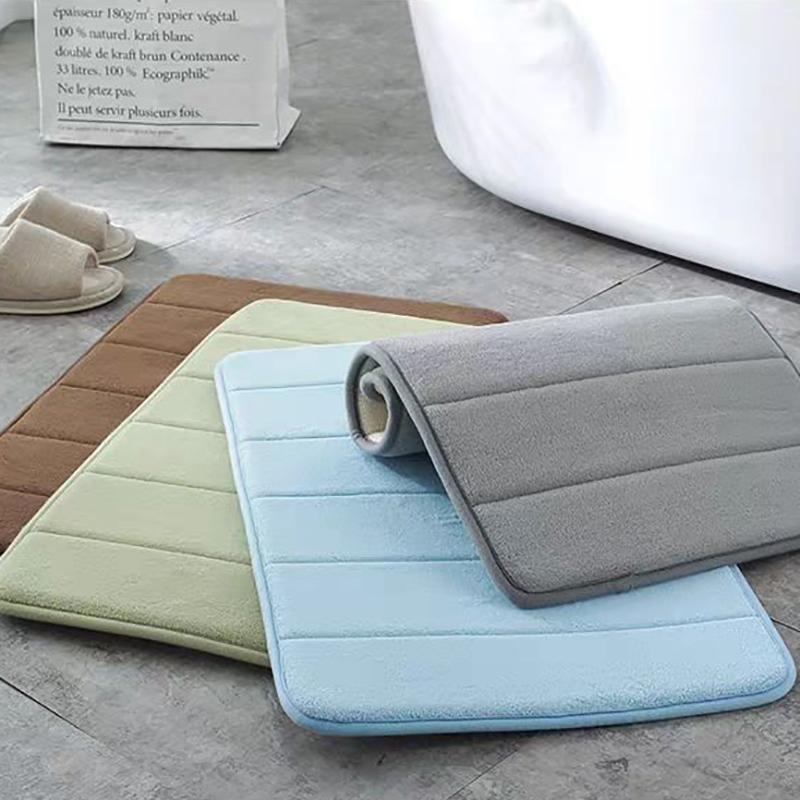 Water Absorbent Door Mat Entrance Mat Bathroom Toilet Non Slip Mat Household Kitchen Carpet