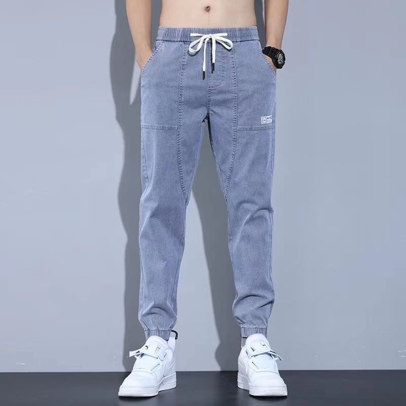 Stretch Casual Mens Jeans Summer Men's Denim Students  Jeans