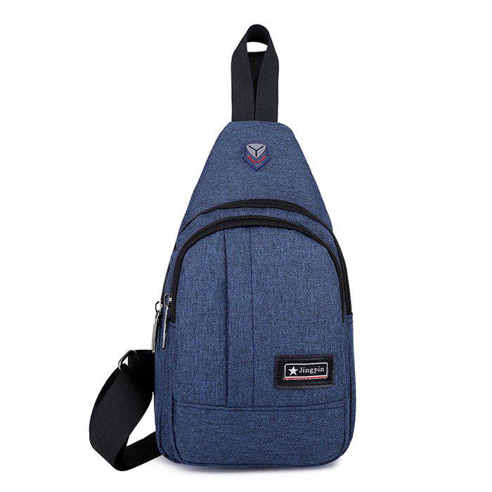Summer Holiday Oxford Cloth Fabric Crossbody Bags For Men Messenger Chest Bag Pack Casual Bag Waterp