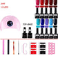 Gel Nail Polish Starter Kit 36W UV Nail Dryer Top Base Coat Manicure Nail Tools Primer Nail Art Set