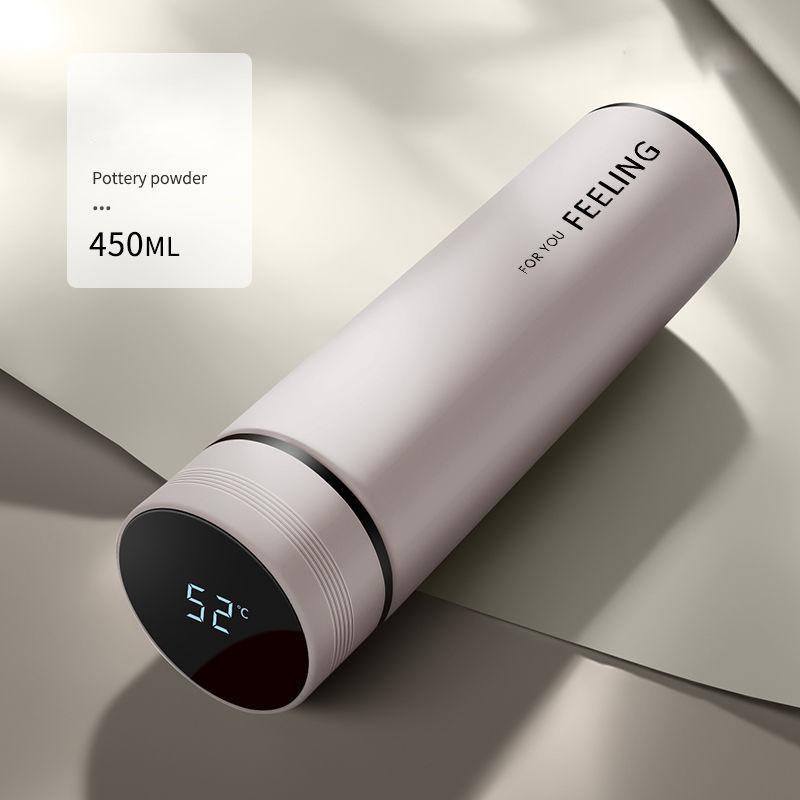 Intelligent Thermos Coffee Bottle Chinese Classical Style LED Touch Display Stainless Steel Thermal Cup Tea Mug Water Bottles Portable Business Cup