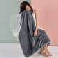 Soft Coral Fleece Blanket Multifunctional Air-conditioning Blanket Office Nap Blanket Shawl Small Hairy Leg Multi-purpose Lazy Blanket