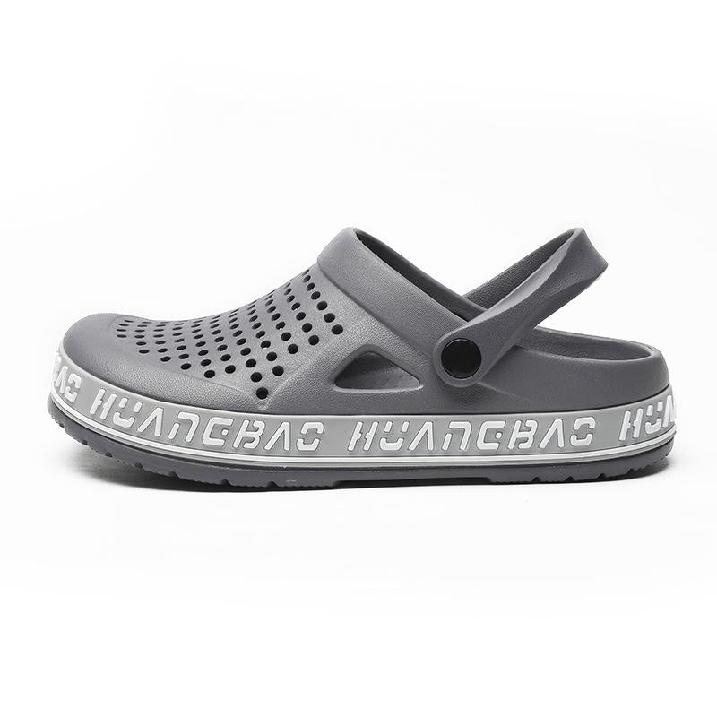 Summer Cave Shoes Men's Sandals Beach Shoes Large Size Camouflage Outdoor Two Wear Hollow Slippers Men