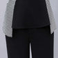 Black Spring and Autumn Suit Fitting Temperament Wide Leg Pants Casual Two-piece Round Neck Long Sleeve Shirt + Loose Wide Leg Pants