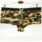 WTEMPO 6 pcs/lot Seamless Panties Women Fashion Panties Cotton Camouflage Print Underwear Army Green