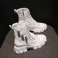 Summer Thin Women's Martin Boots Hollow Breathable Net Boots Women's Shoes with Skirt