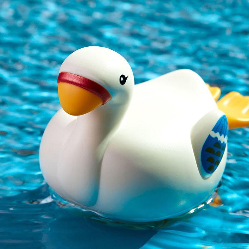 Little White Goose Baby Baby Bath Toys Children Swimming Playing In Water Boys Girls Little Yellow Duck Bathing Duck Turtle