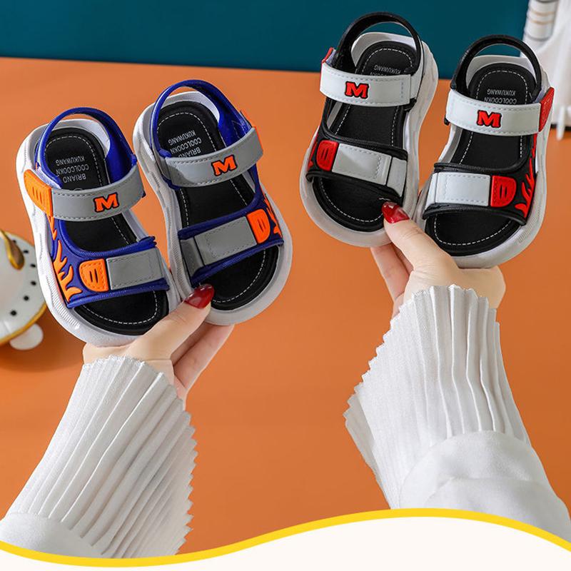 Boy's Sandals In Summer Big Children's Boys Soft-soled Non-slip Children's Baby Shoes Children's Beach Shoes