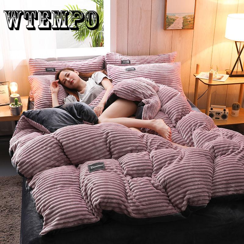 Fashion Bedding Sets Bed Linen Duvet Cover Flat Sheet Bedding Set Winter King Queen,bed Set
