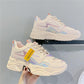 Women Shoes White Women Vulcanize Shoes Platform Chunky Sneakers Casual Dad Shoes Basket Femme