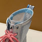 Summer Women's Thin Mesh Sandals Thick-soled Hollow Breathable Martin Boots Locomotive Fried Street Boots