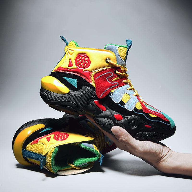 Men's shoes wild high-tops Daddy shoes trend fashion basketball shoes men outdoor running shoes