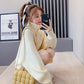 Autumn Winter High Neck Pullover Mid-length Sweater Jacket Women Korean Version Loose Outer Wear Winter Thick Sweater