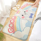 Imitation Cashmere Carpet Bedroom Bedside Blanket Short-haired Cartoon Pattern Cushion Sleeping and Sitting Household Carpet