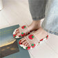 Summer Ladies Cartoon Non-slip Sandals  Slippers Home Soft-soled Bathroom Slippers Cartoon Cute Thick-soled Slippers