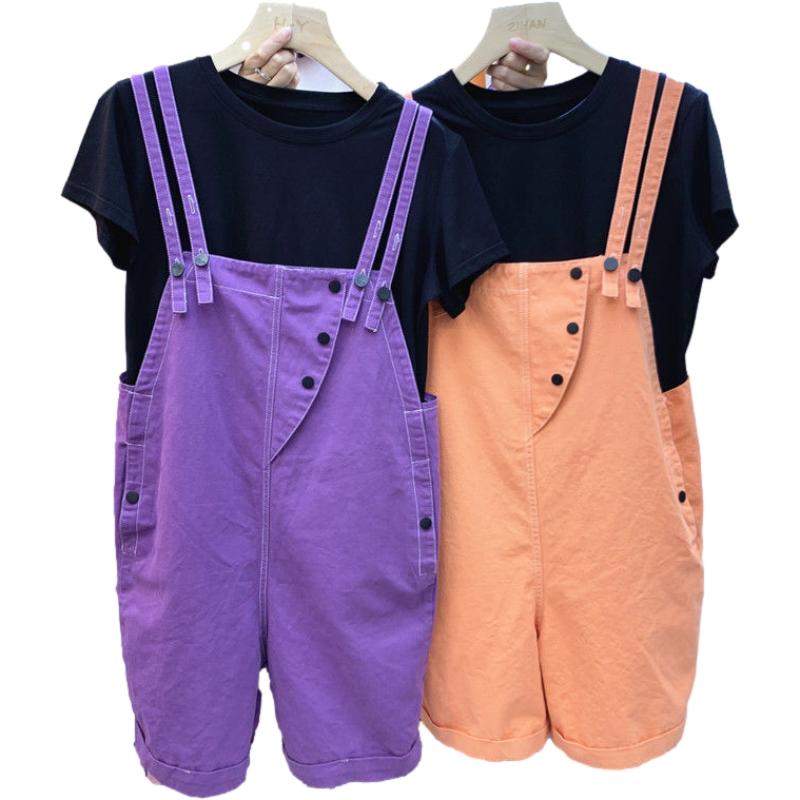 WTEMPO Summer Denim Jumpsuit Woman Jeans Long Romper Pants Zipper Pockets Sleeveless Adjusted Overalls Jeans