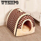 Dog Beds Double Pet House Brown Dog Room Cat Beds Dog Cushion Luxury Pet Products