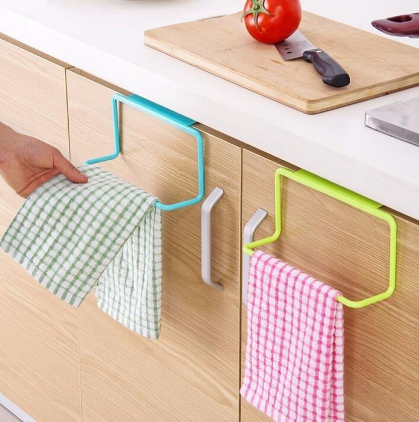 Tea Towel Rack Bar Hanging Holder Rail Organizer Bathroom Kitchen Cabinet Cupboard Hanger Shelf