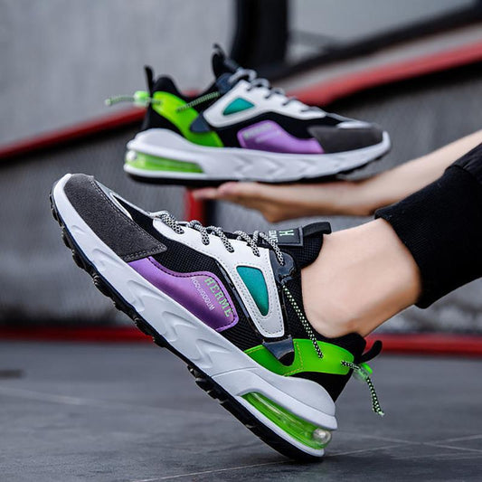 Fall Men's Shoes All-match Breathable Mesh Shoes Men's Korean Fashion Sports and Leisure Running Shoes