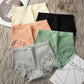 4PCS Lace Panties Women's Belly Large Size Underwear Girls 100% Cotton Crotch Antibacterial Middle High Waist Briefs Ladies Comfortable Sexy Lingerie