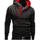 Spring and Autumn Jacket Men's Cardigan Hooded Student Sweater Plus Fertilizer Plus Size Men's Fit Men's Sportswear
