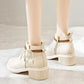 Summer White Short Boots Soft Leather Boots Thick-soled Martin Boots, Women's Boots Thick-heeled Women's Boots