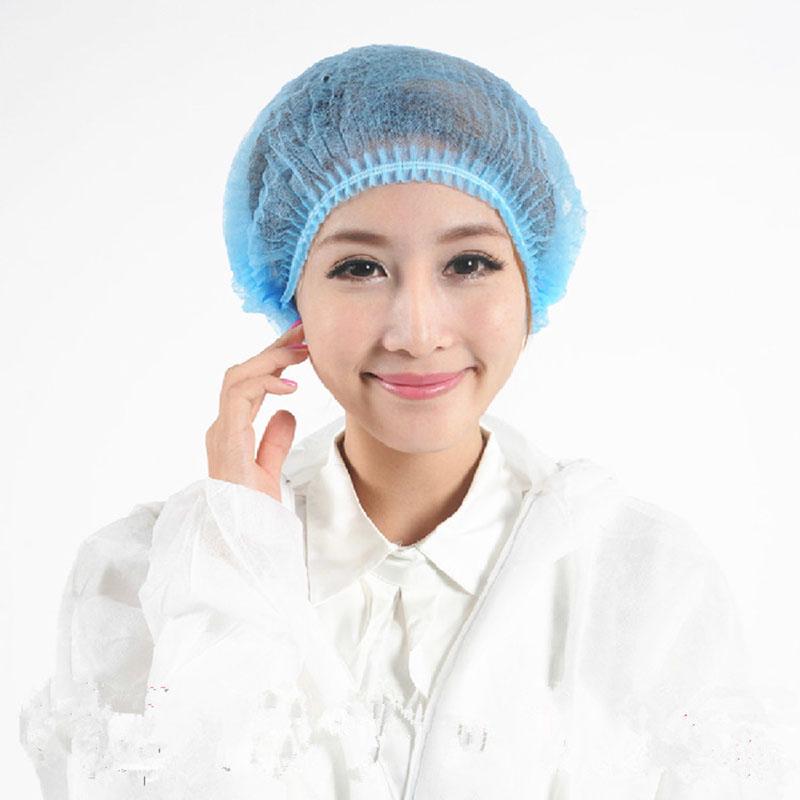 100pcs Disposable medical caps Non-woven fabric surgical hair cover long hair sterile Surgical cap