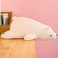 Polar Bear Plush Toys Long Pillow Stuffed Doll Girls Soft Goddess Festival Toys