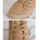 Martin Boots Women Plus Velvet Autumn and Winter High-top Shoes Ankle Boots Warm Thick Cotton Shoes