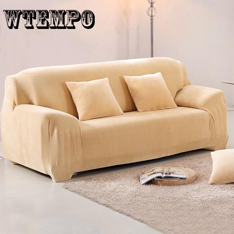 Sofa Cover  1/2/3/4 Seater L Shape Stretch Thick Plush Sofa Cover Chair Cover Couch Sofa Slipcovers