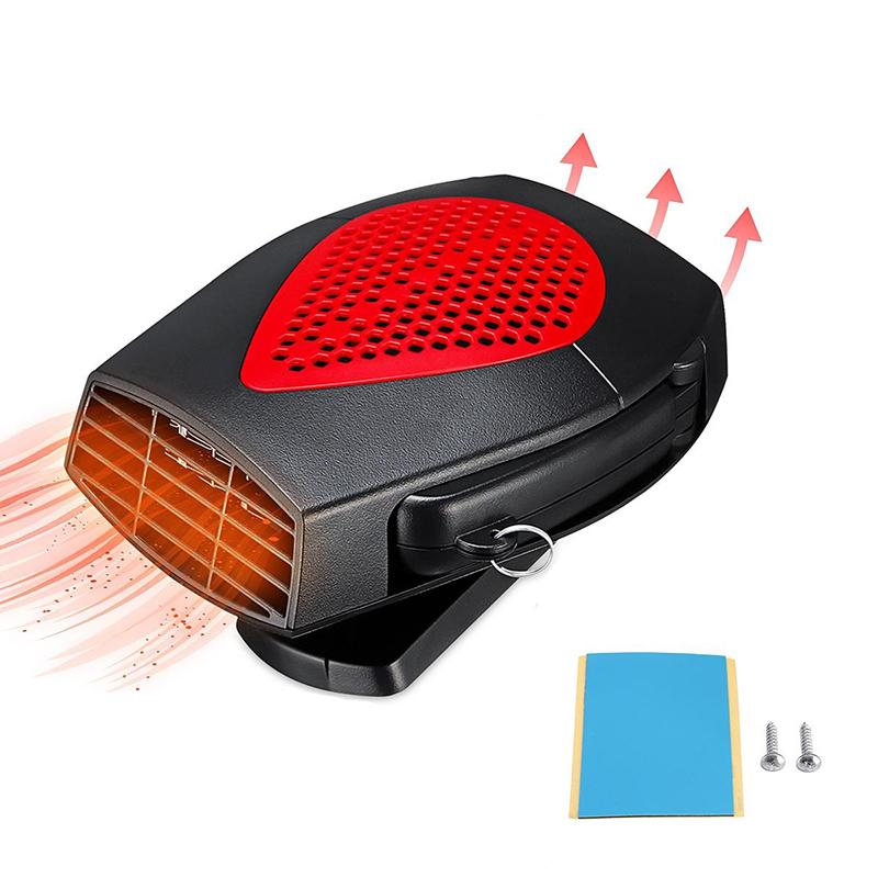 12V/24V Car Electric Heater Clothes Dryer Portable Air Purifier Windshield Defroster Heater for Car Truck RV SUV