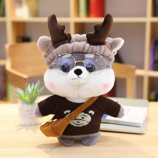 30cm Mini Shiba Inu Dog Plush Toys Cute Stuffed Plush Doll Soft Animal Dolls Kid's Toys Birthday Gift for Girls Boys