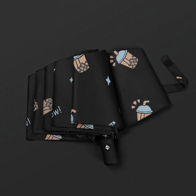 Fully Automatic Sunny Umbrella Dual-use Female Sun Umbrella Sunscreen Anti-ultraviolet Sunshade Folding Student High Value