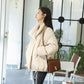 Winter Women's Jacket Short Loose Down Cotton Jacket Thick Warm All-match Quilted Jacket