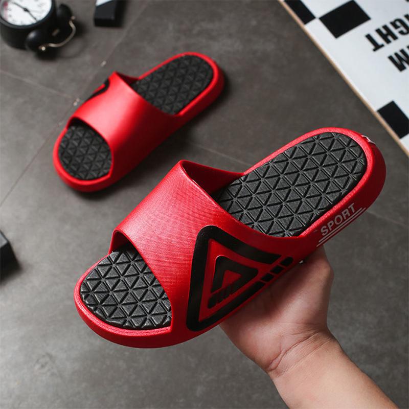 Non-slip and Odor-resistant Men's Sandals and Slippers Couple's Summer Household Bathroom Slippers