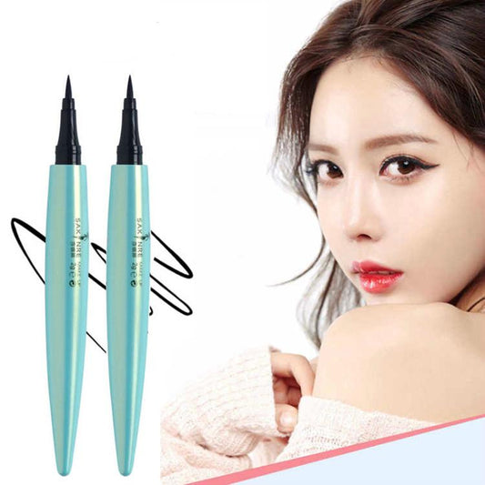 Eyeliner waterproof and sweatproof Does not stain big eyes  Beginner Black Eyeliner Student big eyes