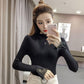 Autumn and Winter Slim-fit Sweater with Lace Trim and Thin Pullover Jacket Fashion Casual Young Women's Top