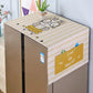 Refrigerator Cover Cloth Cotton Linen Waterproof and Dustproof Cover Towel Refrigerator Cover