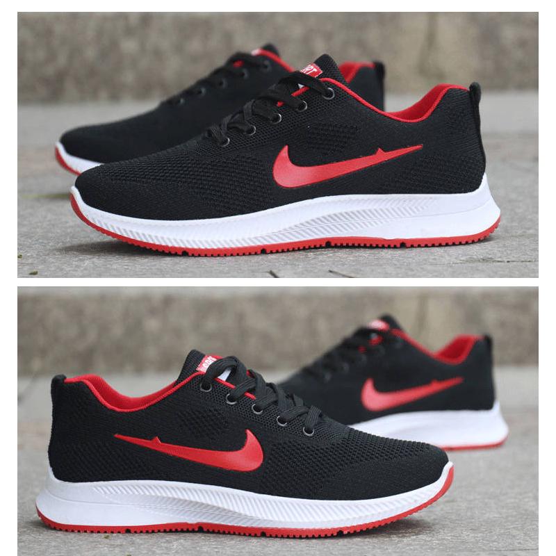 Spring Wild Breathable Tide Casual Men's Shoes Movement Men's Shoes Fly Woven Sneakers Running Shoes